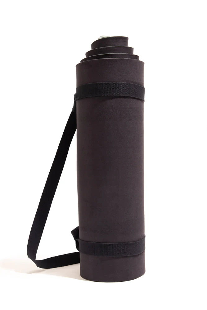 CloudCushion Vegan Suede Yoga Mat - Black 0.5” Thick 3 CloudCushion Vegan Suede Yoga Mat - Black 0.5” Thick - Image 3