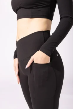 Crisscross Hourglass® Bell Bottom With Pockets - Black 19 Crisscross Hourglass® Bell Bottom With Pockets - Black -Popflex Store 27 OPF0582 Edit