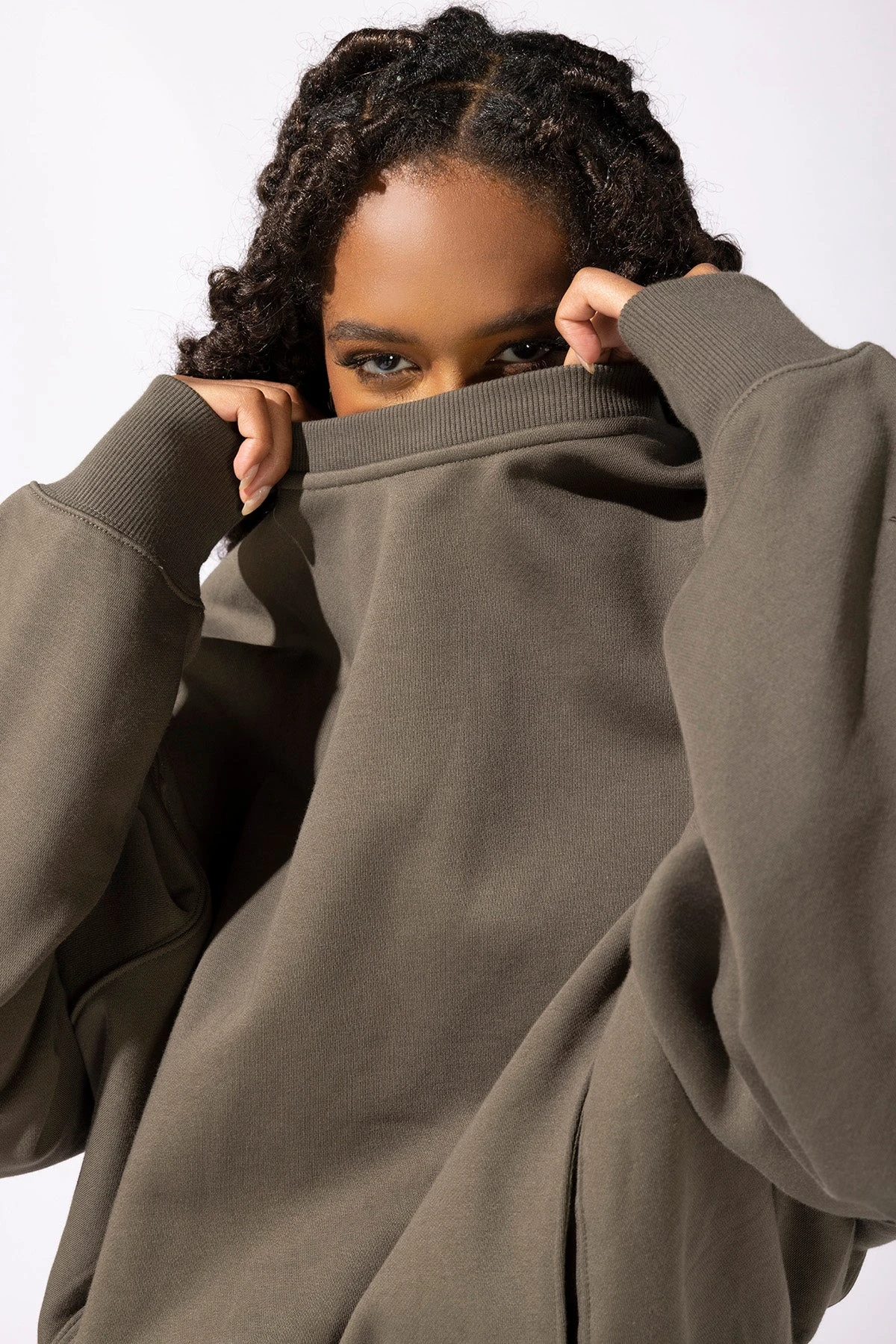 Brunch Sweater - Burnt Olive 1 Brunch Sweater - Burnt Olive