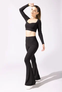 Supersculpt™ Bell Bottom With Pockets - Black -Popflex Store 30 OPF0011