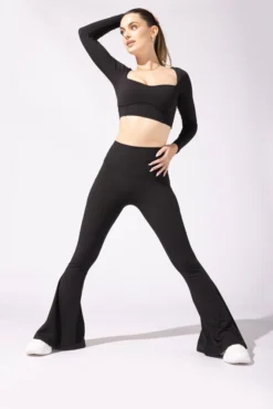 Supersculpt™ Bell Bottom With Pockets - Black -Popflex Store 35 OPF0042