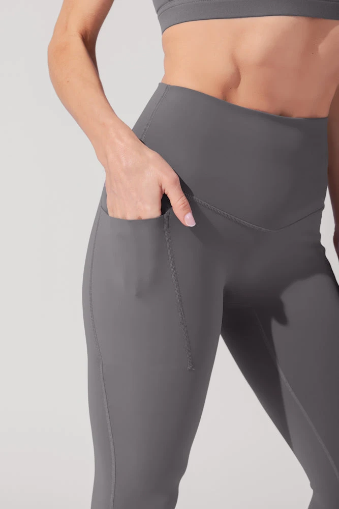 Supersculpt™ Leggings With Pockets (Pet Hair Resistant) - Slate 2 Supersculpt™ Leggings With Pockets (Pet Hair Resistant) - Slate - Image 2