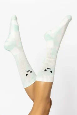 Angry Face Mid-Calf Gym Socks - Green Tie Dye -Popflex Store 6J3A1207 Edit f79afdb1 7e43 4768 bb7a e54429f894f5