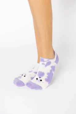 Meh Face Low Rise Socks - Purple Tie Dye -Popflex Store 6J3A1246 Edit 92ca5f06 958b 4af2 9c38 e960ac614907