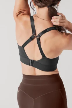 Adventure Scoop Bra (Ribbed) - Charcoal -Popflex Store ADVENTURERIBBEDSCOOPBRA CHARCOAL 1040R 0040 Edit 1