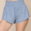 High Waisted Supershort - Blue Storm