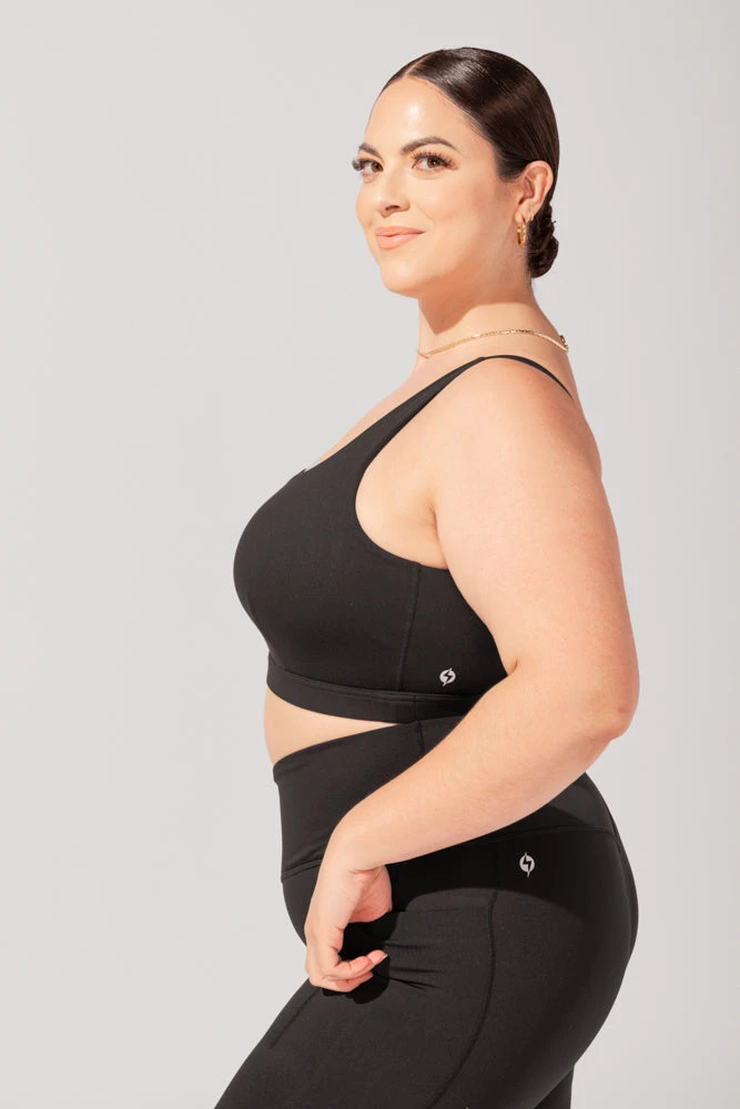 Tone Bra - Black 2 Tone Bra - Black - Image 2