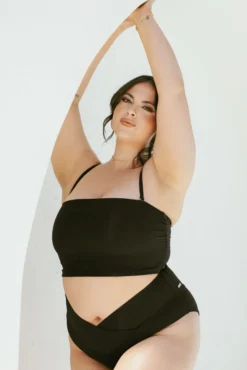 Sandbar Strapless Top - Black Rib -Popflex Store ArleneOutfit4 43631 Edit 3e00cf39 80fe 48a9 b791 bfbde10b9edc