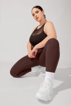 Cargo Leggings With Pockets (Pet Hair Resistant) - French Roast -Popflex Store ArleneOutfit5 0954 Edit ac1b867e d478 4e9c 8048 b61d7a017dcc