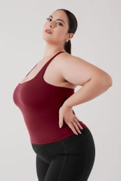 Audrey Tank - Crimson -Popflex Store AudreyTank Crimson B1028 0838 Edit b1decd08 54d4 422d a93a 37d1aee84b4a