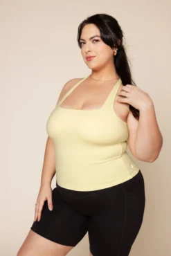 Audrey Tank - Buttercream 10 Audrey Tank - Buttercream -Popflex Store AudreyTank FrenchButtercream B1028 02138 Edit