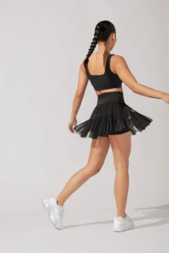 Pirouette Tiered Skort - Black -Popflex Store AysiaOutfit4 37531 Edit