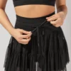 Pirouette Tiered Skort - Black