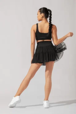 Pirouette Tiered Skort - Black -Popflex Store AysiaOutfit4 37643 Edit