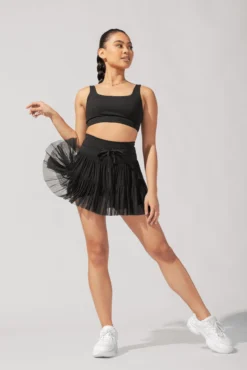 Pirouette Tiered Skort - Black -Popflex Store AysiaOutfit4 37657 Edit