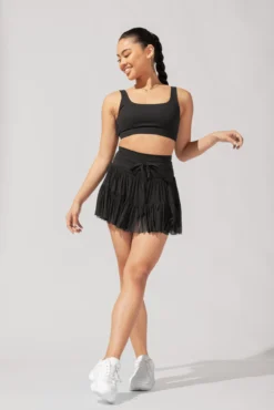 Pirouette Tiered Skort - Black -Popflex Store AysiaOutfit4 37669 Edit