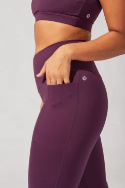 Crisscross Hourglass® Flared Leggings With Pockets - Winter Plum -Popflex Store AysiaOutfit7 38469 Edit