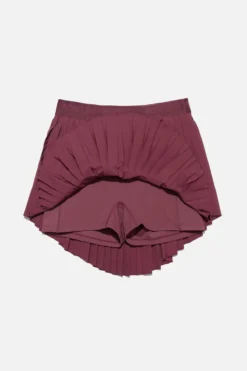 Ace ‘em Pleated Skort - Desert Rose -Popflex Store BF PF AceEm Pleated Skort Crimson Inside 1
