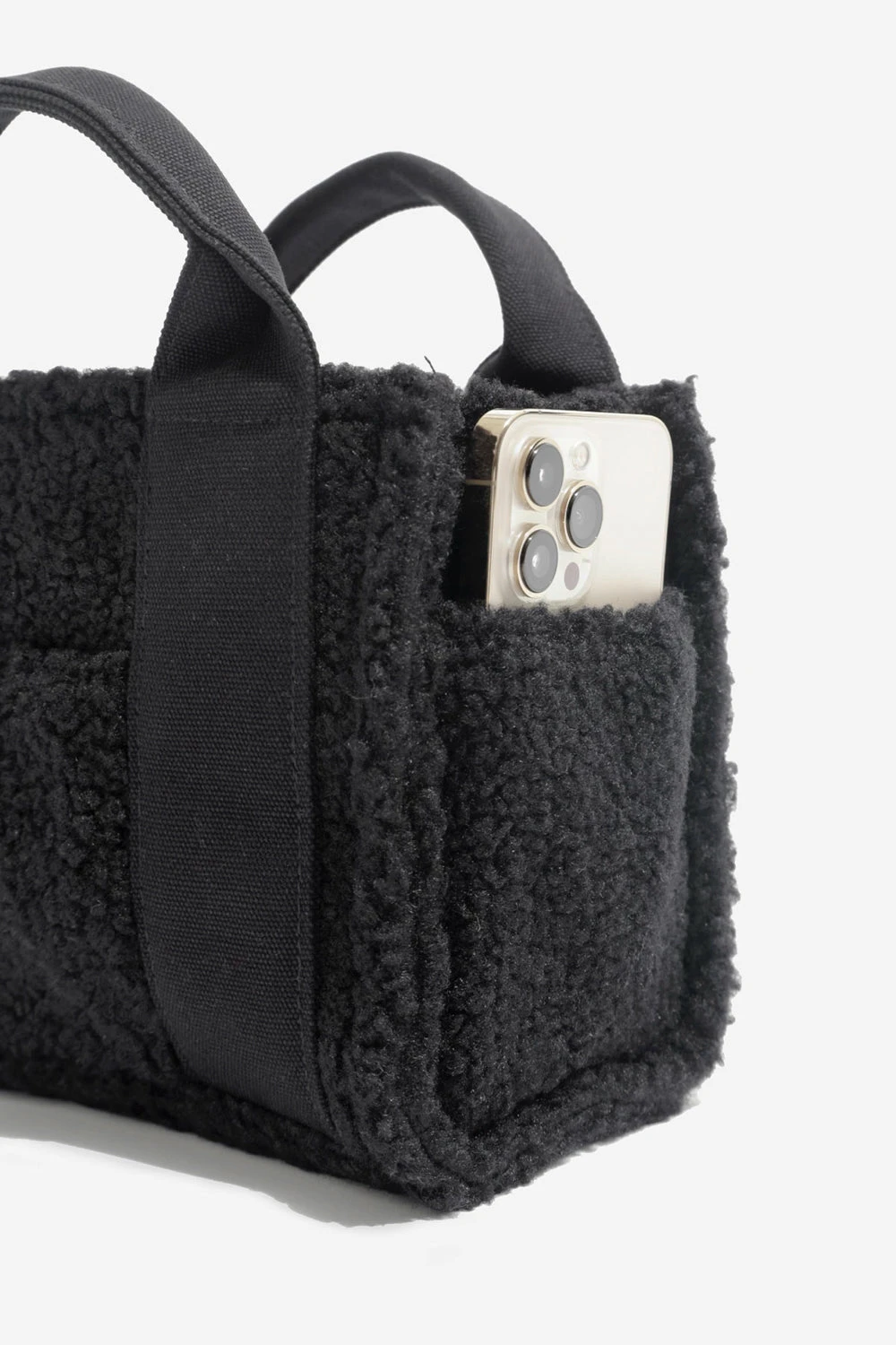 Baby Sherpa Sloane Tote - Black 7 Baby Sherpa Sloane Tote - Black - Image 7