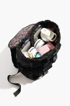 Athena Backpack - Black 15 Athena Backpack - Black -Popflex Store BF PF Black Backpack Inside Full