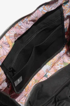 Sloane Tote - Black -Popflex Store BF PF Black ToteBag Inside Pocket