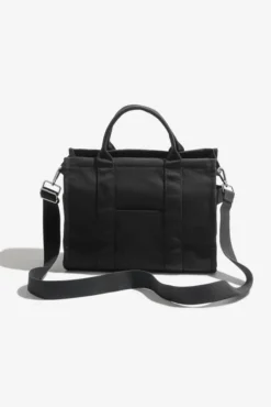 Small Sloane Tote - Black -Popflex Store BF PF Black ToteBag Small Back