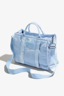Sloane Tote - Cloud -Popflex Store BF PF BlueMarble ToteBag Large FrontAngle 016c6a3c 5ef2 4c96 9c31 837a0e9a87a3