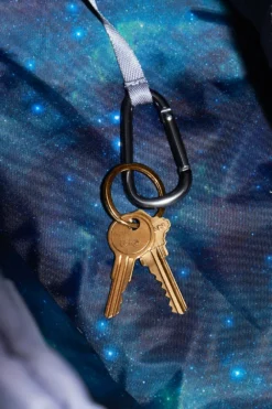 Delilah Duffle - Blue Mist -Popflex Store BF PF BlueMist Duffle Bag Key Hook Detail