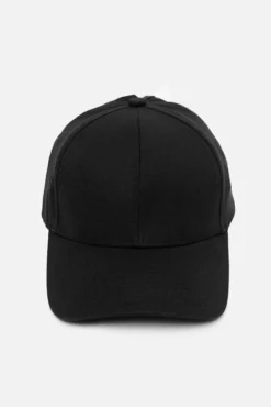 Game Day High Pony Cap -Popflex Store BF PF Canvas Cap Front Black