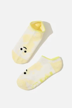 Happy Face Low Rise Socks - Yellow Tie Dye 9 Happy Face Low Rise Socks - Yellow Tie Dye -Popflex Store BF PF Emo Ankle Socks Yellow 7273704e 6f07 4531 a3ec 3e89fd75896d