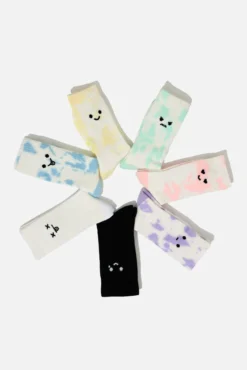 Happy Cry Face Mid-Calf Gym Socks - Black -Popflex Store BF PF Emo MidRise Socks Group01 8421e04b 5743 4865 85e7 b1f495bfca3c