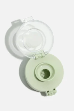 Iridescent Shaker Bottle - Light Green -Popflex Store BF PF Iridescent Protein Bottle Green Lid Open