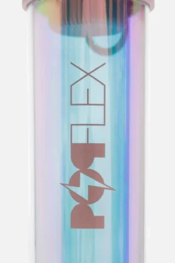 Iridescent Shaker Bottle - Pink 16 Iridescent Shaker Bottle - Pink -Popflex Store BF PF Iridescent Protein Bottle Pink Logo Detail