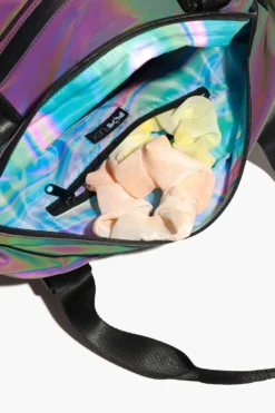 Delilah Duffle - Magic Flash 20 Delilah Duffle - Magic Flash -Popflex Store BF PF MagicFlash Duffle Bag Inside Scrunchie Pocket Detail