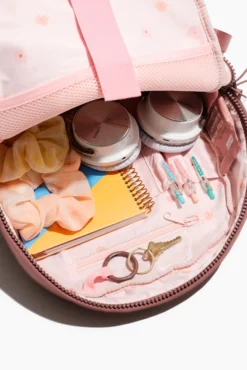 Cora Backpack - Rose 21 Cora Backpack - Rose -Popflex Store BF PF Mauve BackPack Inside Zipper Edit