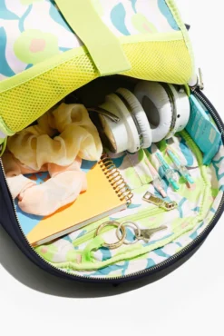 Bia Backpack - Navy -Popflex Store BF PF Navy BackPack Inside Zipper Edit