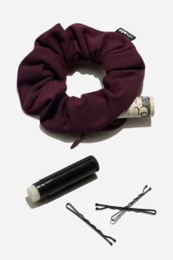 Secret Scrunchie -Popflex Store BF PF Scrunchie Pocket Plum Edit 1