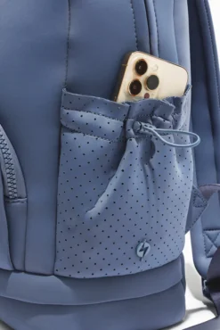 Cora Backpack - Blue Steel -Popflex Store BF PF Slate Backpack Phone Pocket Edit
