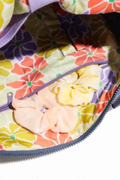 Ella Duffle - Blue Steel -Popflex Store BF PF Slate Dufflebag Inside Zipper Edit