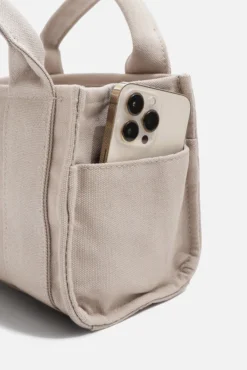 Baby Sloane Tote - Taupe -Popflex Store BF PF Sloane Baby Tote Phone Pocket Detail Taupe 1 b632d3f6 1d59 4a15 8e13 7d8de4eee11e