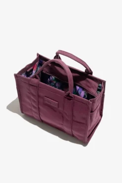 Small Sloane Tote - Huckleberry -Popflex Store BF PF Sloane Tote Bag Small Huckleberry Open Handle Up 1