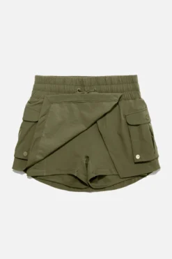 Hiking Superskort™ - Dark Olive 18 Hiking Superskort™ - Dark Olive -Popflex Store BF PF TakeAHike Skort Olive Inside Edit