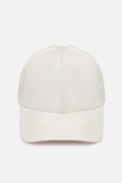 Good Sport High Pony Cap -Popflex Store BF PF Tech Cap Front Beige White