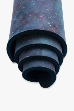 CloudCushion Vegan Suede Yoga Mat - Cool Cosmos 0.5" Thick -Popflex Store BF Popflex Galaxy Mat Extra Thick Rolled Detail Edit 6020a0f6 9c57 484e 92f4 2969810c1e02