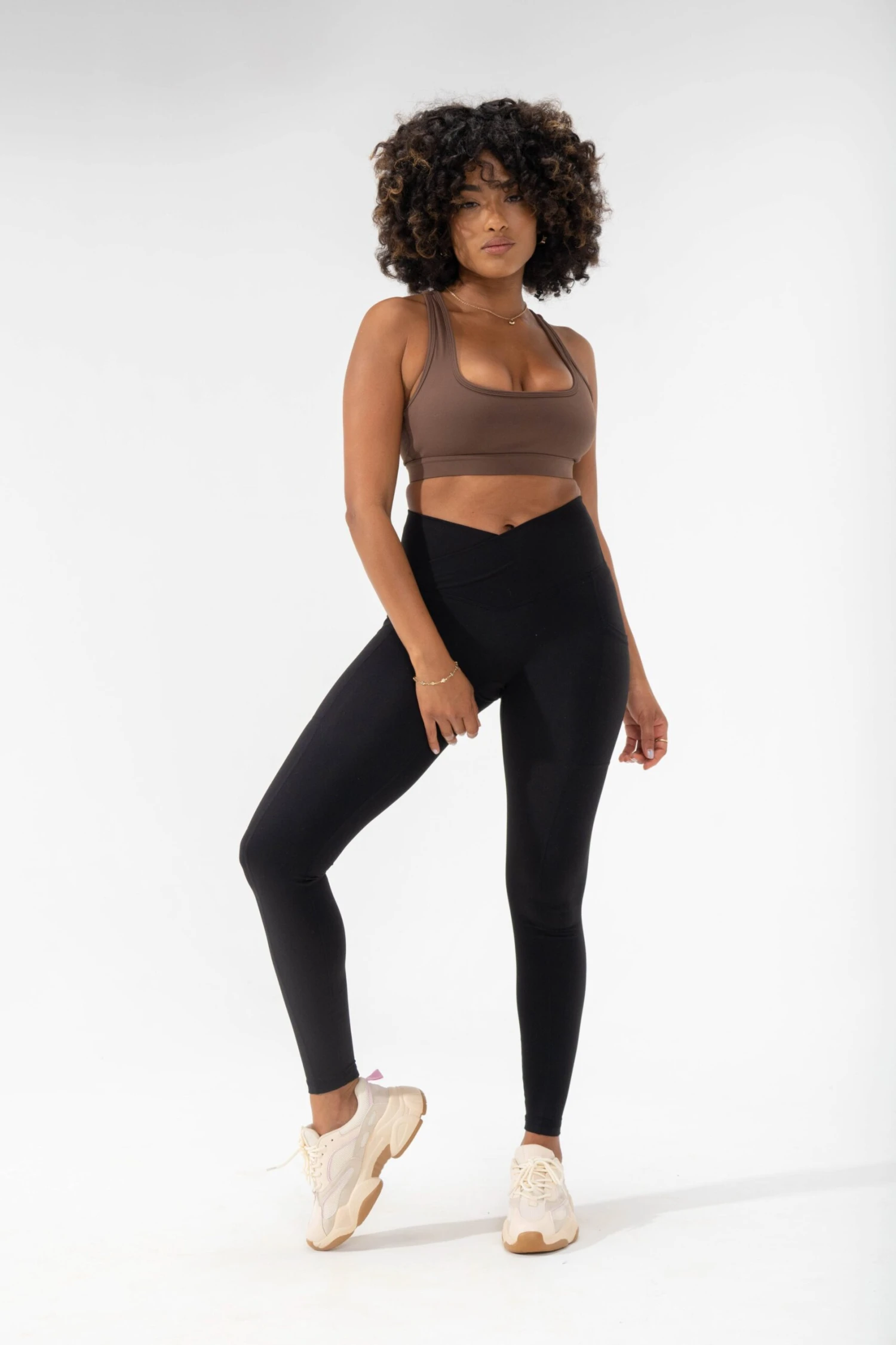 Crisscross Hourglass® Leggings With Pockets - Black 7 Crisscross Hourglass® Leggings With Pockets - Black - Image 7