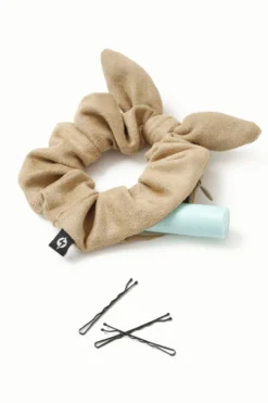 Secret Scrunchie With Bow -Popflex Store BeFulfilled POPFLEX Hair Scrunchie Taupe Open Zipper be9cb818 3d27 4cf6 8b3c 0d8bd8a44f52