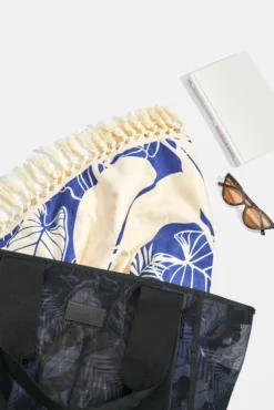 Big Beach Carryall Bag - Midnight Palm 22 Big Beach Carryall Bag - Midnight Palm -Popflex Store BeachBags00297 Edit