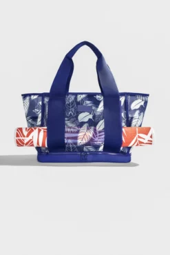 Big Beach Carryall Bag - Blue Palm -Popflex Store BeachBags03503 Edit