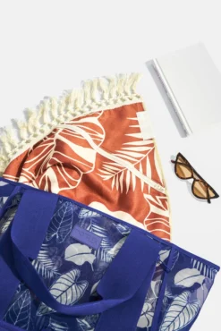 Big Beach Carryall Bag - Blue Palm -Popflex Store BeachBags03524 Edit d64b34bf 368d 4402 8618 706305084beb