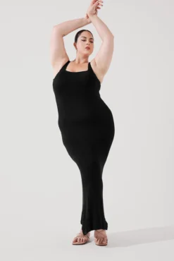 Hourglass Maxi Dress - Black -Popflex Store BeachClubMaxiDress Black F1015 3509 Edit